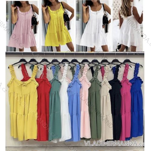 Dress with 3/4-sleeve ladies pocket (uni sl) ITALIAN Fashion IMWD20527