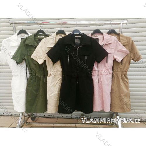 Dress with 3/4-sleeve ladies pocket (uni sl) ITALIAN Fashion IMWD20527