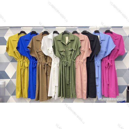 Dress with 3/4-sleeve ladies pocket (uni sl) ITALIAN Fashion IMWD20527