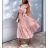 Dress with 3/4-sleeve ladies pocket (uni sl) ITALIAN Fashion IM3181746