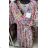 Dress with 3/4-sleeve ladies pocket (uni sl) ITALIAN Fashion IMWD20527