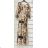 Summer long sleeve flowered women's dress (UNI S / L) ITALIAN FASHION IMK20150