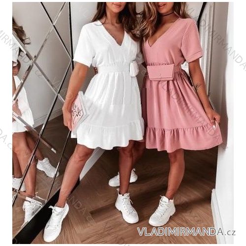 Summer long sleeve flowered women's dress (UNI S / L) ITALIAN FASHION IMK20150
