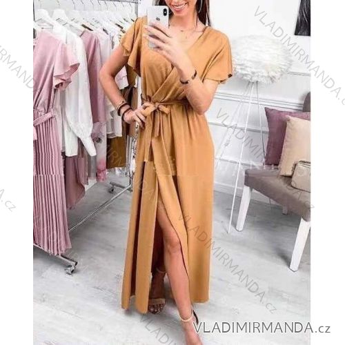 Women's Elegant Long Sleeve Dress (S / M ONE SIZE) ITALIAN FASHION IMWP21u3727