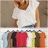 T-shirt short sleeve women (S / M ONE SIZE) ITALIAN FASHION IMWA21017