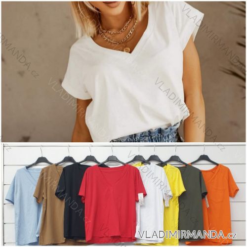 T-shirt short sleeve women (S / M ONE SIZE) ITALIAN FASHION IMWA21017