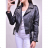 Jacket winter jacket with hood and fur women oversized (46-54) POLISH FASHION BLI19YP-18057-12