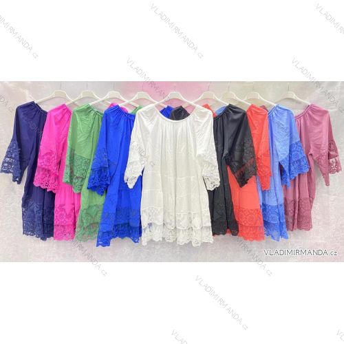 Dress with 3/4-sleeve ladies pocket (uni sl) ITALIAN Fashion IM3181746
