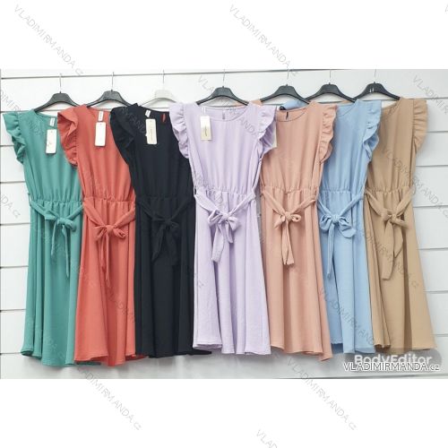 Dress with 3/4-sleeve ladies pocket (uni sl) ITALIAN Fashion IMWD20527