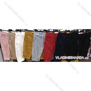 Sweatpants baggy 3/4 short women (UNI S / L) ITALIAN FASHION IM420587
