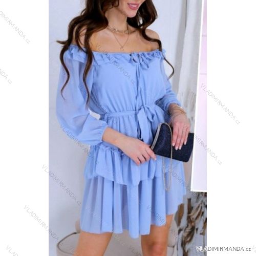 Dress with 3/4-sleeve ladies pocket (uni sl) ITALIAN Fashion IMWD20529