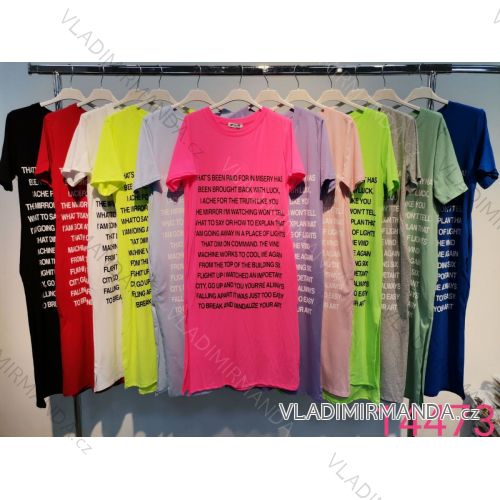 Elegant short-sleeved women's dress (uni s-m) ITALIAN FASHION IM920148