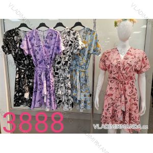 Elegant short-sleeved women's dress (uni s-m) ITALIAN FASHION IM920148