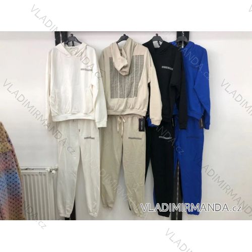 Knitted sweatshirt set tilko sweatpants women (S / M one size) ITALIAN FASHION IM921001