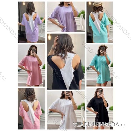 Dress with 3/4-sleeve ladies pocket (uni sl) ITALIAN Fashion IM3181746