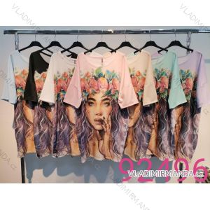 Elegant short-sleeved women's dress (uni s-m) ITALIAN FASHION IM920148