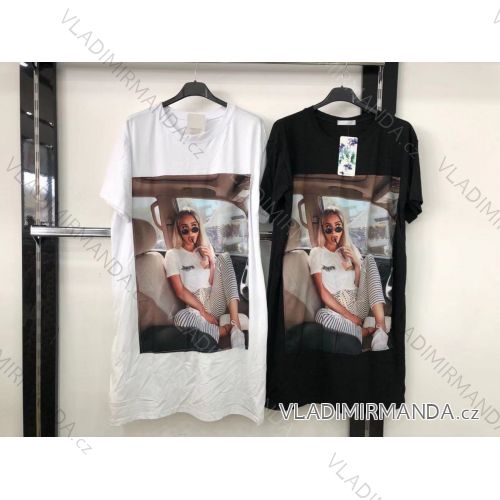Tunic oversize short sleeve women (UNI S-L) ITALIAN FASHION IM920155