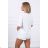 White Magic print blouse