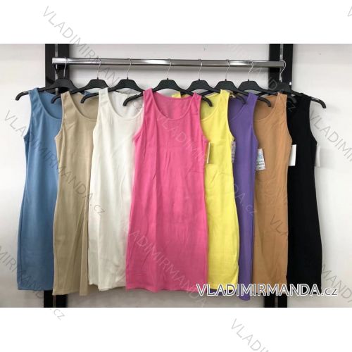 Elegant short-sleeved women's dress (uni s-m) ITALIAN FASHION IM920148