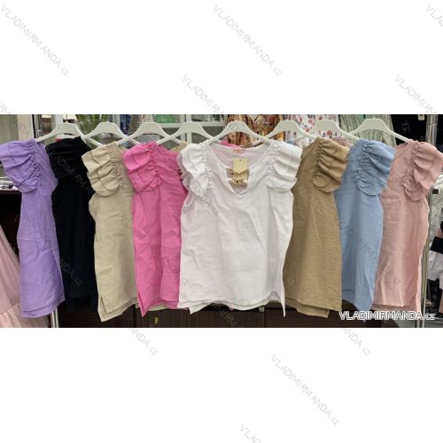Dress with 3/4-sleeve ladies pocket (uni sl) ITALIAN Fashion IM3181746
