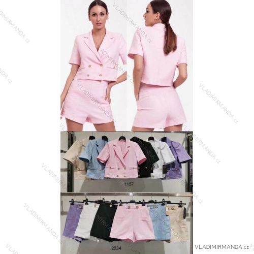 Women's skirt and camouflage t-shirt set (uni s / m) ITALIAN FASHION IM920194