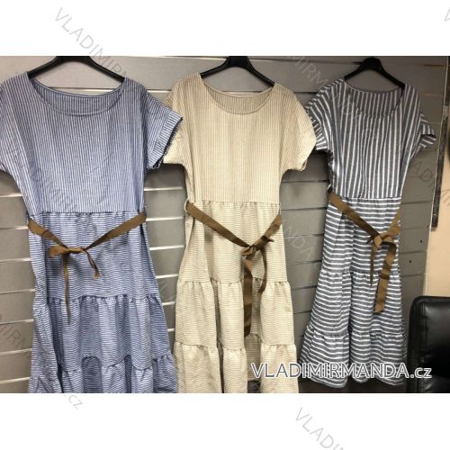 Dress with 3/4-sleeve ladies pocket (uni sl) ITALIAN Fashion IMWD20527