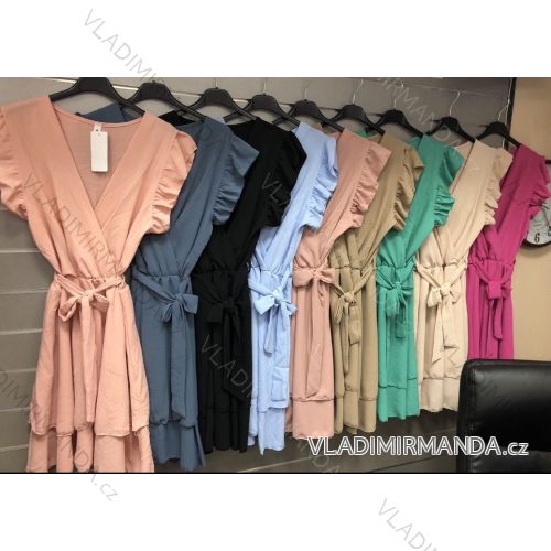 Dress with 3/4-sleeve ladies pocket (uni sl) ITALIAN Fashion IMWD20527