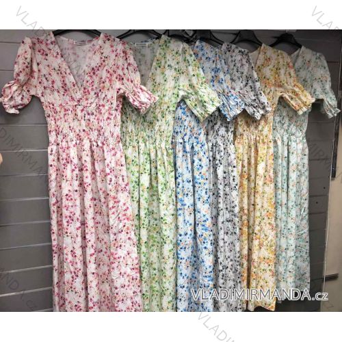 Dress with 3/4-sleeve ladies pocket (uni sl) ITALIAN Fashion IMWD20527