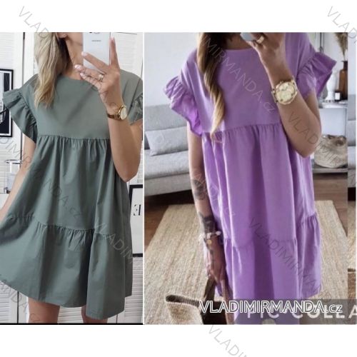 Dress with 3/4-sleeve ladies pocket (uni sl) ITALIAN Fashion IM3181746