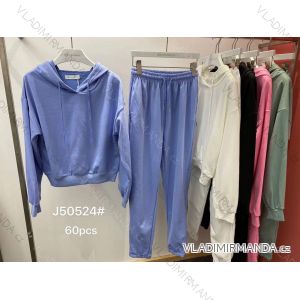 Tričko elegantní dlouhý rukáv dámské (UNI S/M) ITALSKÁ MÓDA IMM20954