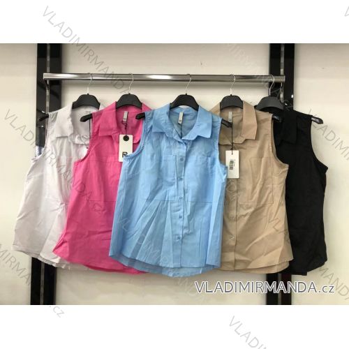 Tunic shirt shirts long sleeve ladies (uni sl) ITALIAN Fashion IMR013