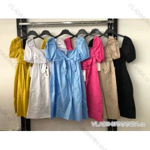 Elegant short-sleeved women's dress (uni s-m) ITALIAN FASHION IM920148