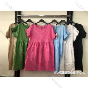 Elegant short-sleeved women's dress (uni s-m) ITALIAN FASHION IM920148