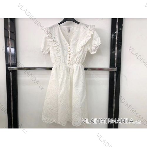 Elegant short-sleeved women's dress (uni s-m) ITALIAN FASHION IM920148