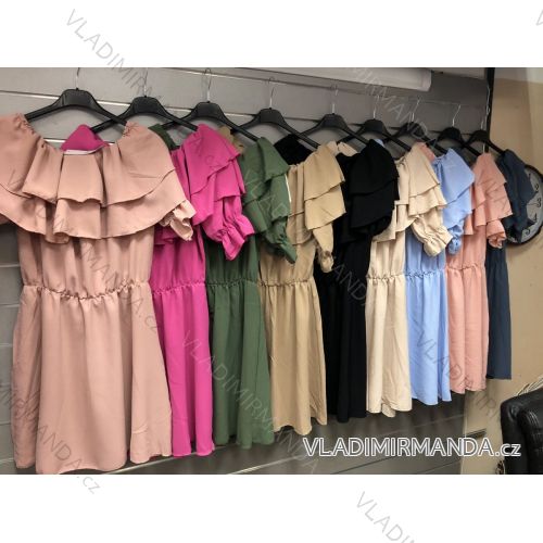 Dress with 3/4-sleeve ladies pocket (uni sl) ITALIAN Fashion IMWD20527