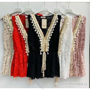 Dress with 3/4-sleeve ladies pocket (uni sl) ITALIAN Fashion IM3181746