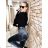 Jeans jeans long womens (25-31) M.SARA MA120S3907-1 XS (34 / 26) black
