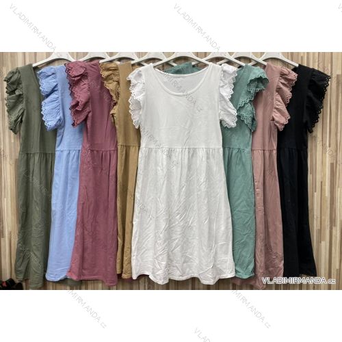 Dress with 3/4-sleeve ladies pocket (uni sl) ITALIAN Fashion IMWD20527