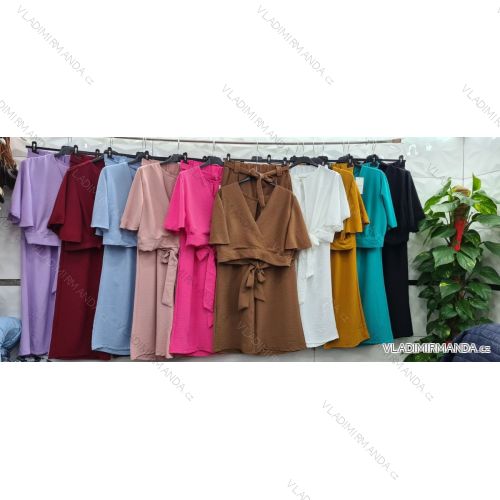 Buttoned Dress with Buttoned Ladies (uni s-m) ITALIAN FASHION IM2203948