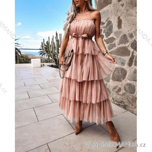 Dress with 3/4-sleeve ladies pocket (uni sl) ITALIAN Fashion IMWD20527
