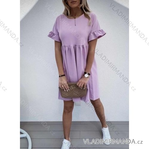Summer long sleeve flowered women's dress (UNI S / L) ITALIAN FASHION IMK20150