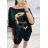 Set hoodie long sleeve and sweatpants 3/4 short women (UNI S / L) TURKISH FASHION IMK20141