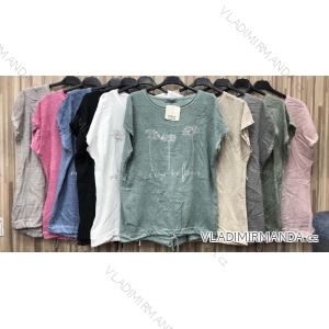 T-shirt elegant long sleeve women (S / M ONE SIZE) ITALIAN FASHION IMWK21008