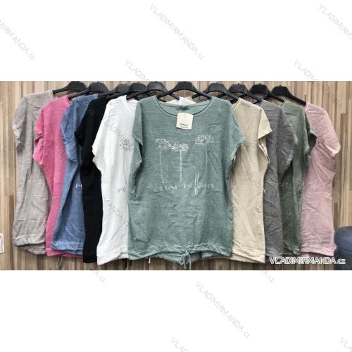 T-shirt elegant long sleeve women (S / M ONE SIZE) ITALIAN FASHION IMWK21008