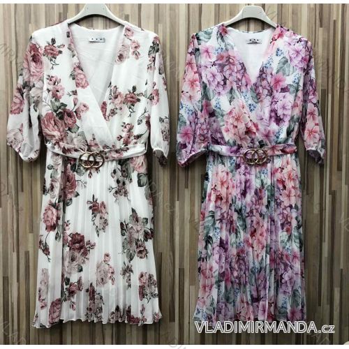 Women's Elegant Long Sleeve Dress (S / M ONE SIZE) ITALIAN FASHION IMWP21u3727