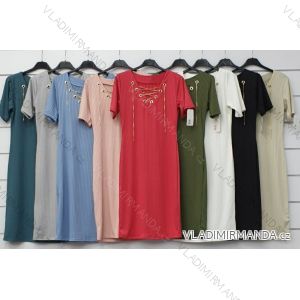 Dress with 3/4-sleeve ladies pocket (uni sl) ITALIAN Fashion IM3181746