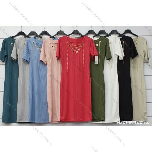 Dress with 3/4-sleeve ladies pocket (uni sl) ITALIAN Fashion IM3181746