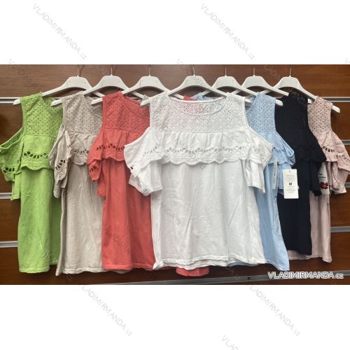 Women's long sleeve blouse (S / M ONE SIZE) ITALIAN FASHION IMWK21011