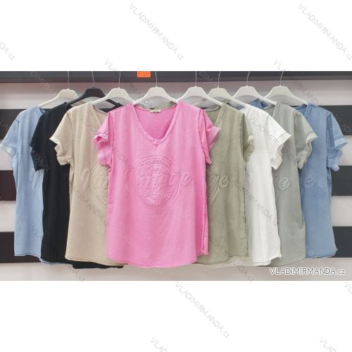 T-shirt short sleeve women (S / M ONE SIZE) ITALIAN FASHION IMWA21017