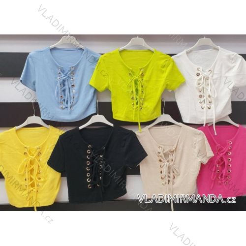 T-shirt short sleeve women (S / M ONE SIZE) ITALIAN FASHION IMWA21017